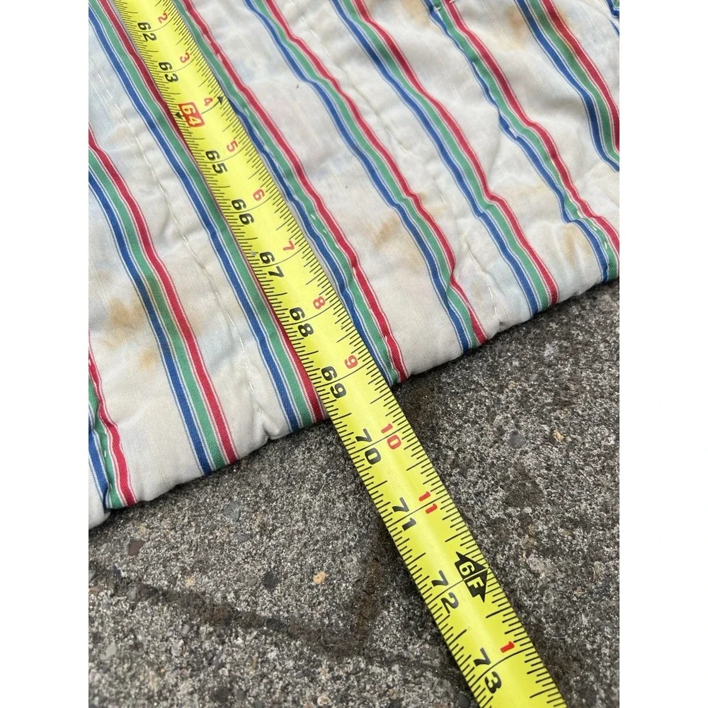 Antique Lone Star Quilt Nice Early Fabrics 70x81 Scrappy As Is